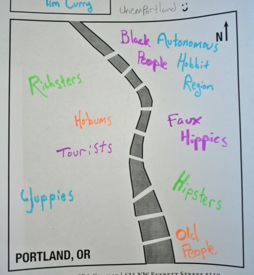 A People's Atlas of Portland (a participant's map)
